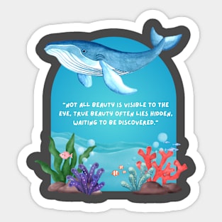 Underwater beauty Sticker